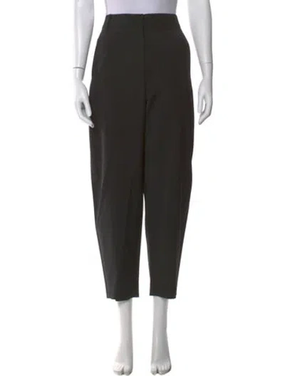 Pre-owned Tibi Straight Leg Pants In Black