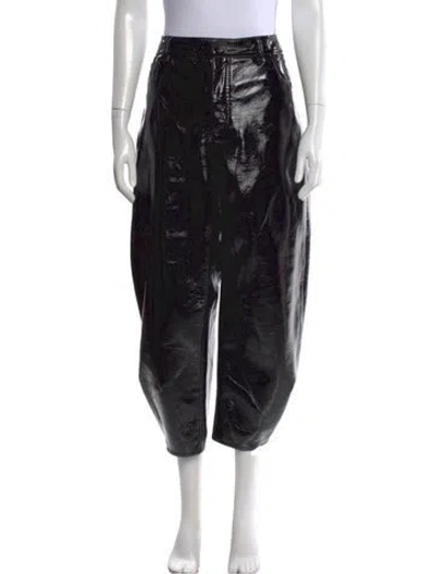 Pre-owned Tibi Straight Leg Pants In Black