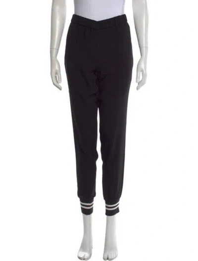 Pre-owned Tibi Straight Leg Pants In Black