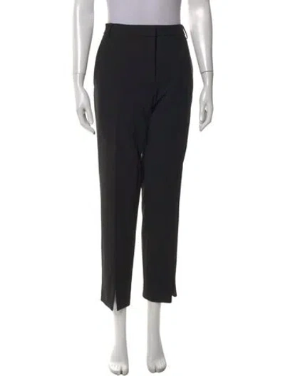 Pre-owned Tibi Straight Leg Pants In Black