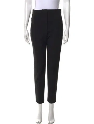 Pre-owned Tibi Straight Leg Pants In Black