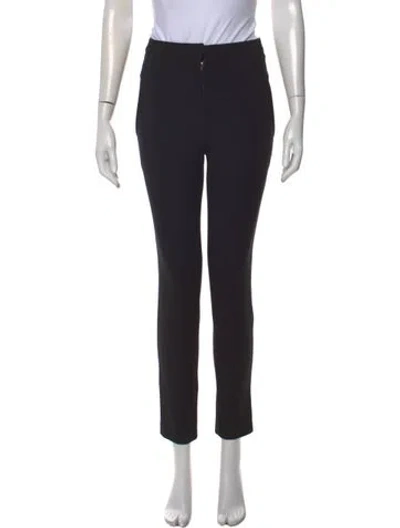 Pre-owned Tibi Straight Leg Pants In Black