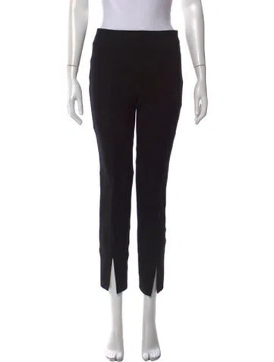 Pre-owned Tibi Straight Leg Pants In Black