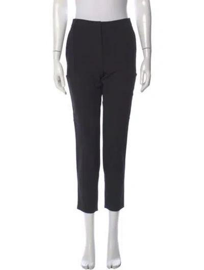 Pre-owned Tibi Straight Leg Pants In Black