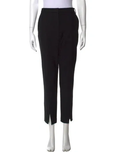 Pre-owned Tibi Straight Leg Pants In Black