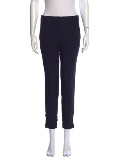 Pre-owned Tibi Straight Leg Pants In Black