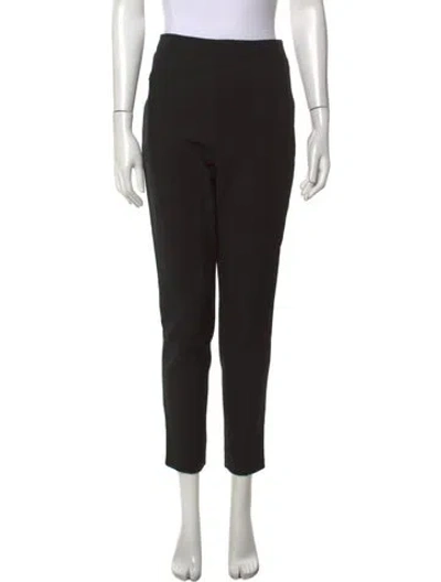Pre-owned Tibi Straight Leg Pants In Black