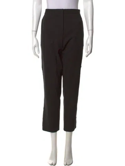 Pre-owned Tibi Straight Leg Pants In Black
