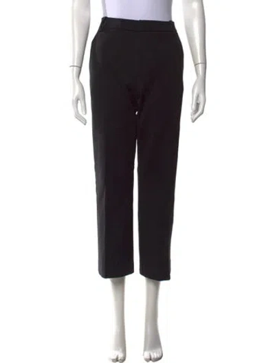 Pre-owned Tibi Straight Leg Pants In Black