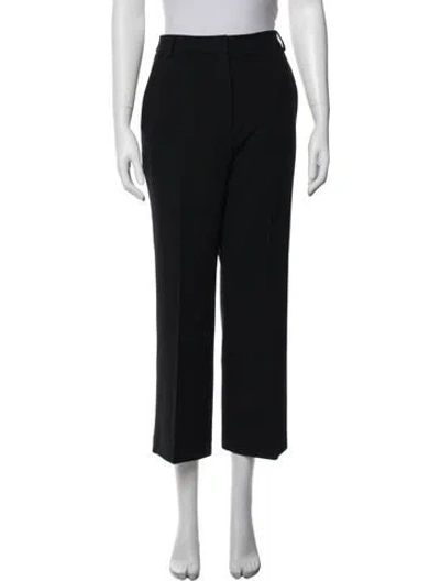 Pre-owned Tibi Straight Leg Pants In Black