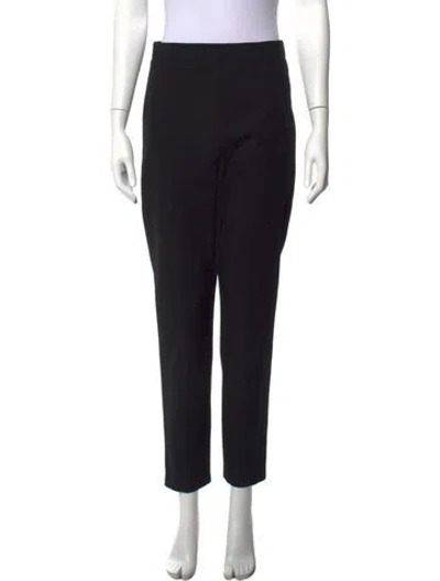 Pre-owned Tibi Straight Leg Pants In Black