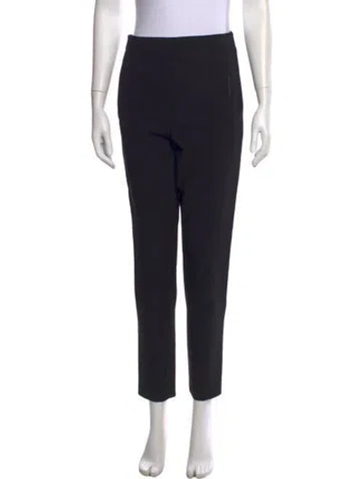 Pre-owned Tibi Straight Leg Pants In Black