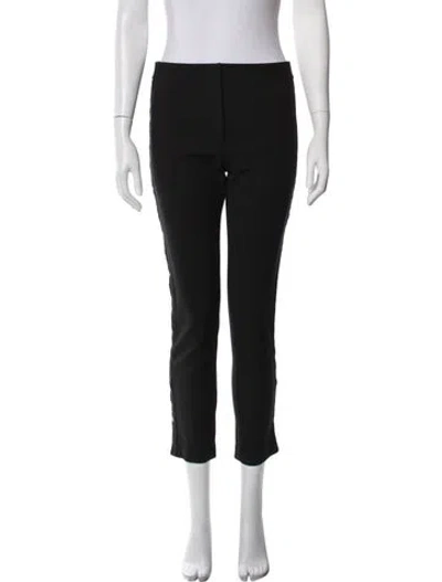 Pre-owned Tibi Straight Leg Pants In Black