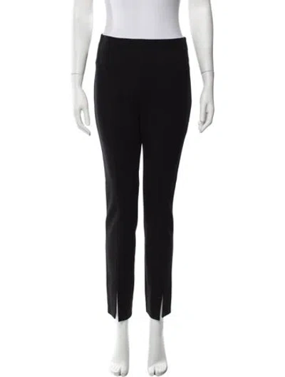 Pre-owned Tibi Straight Leg Pants In Black