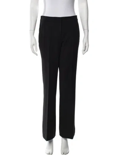 Pre-owned Tibi Straight Leg Pants In Black