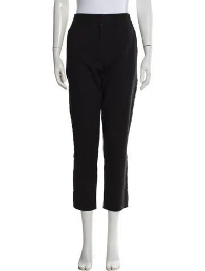 Pre-owned Tibi Straight Leg Pants In Black