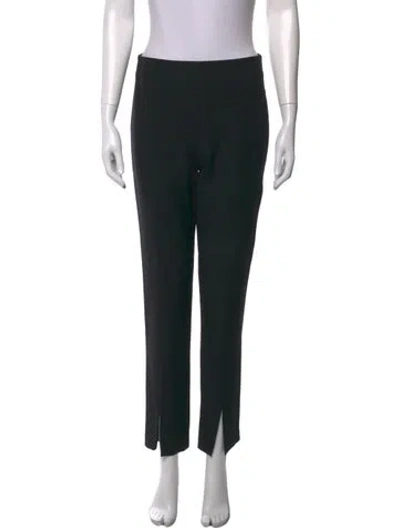 Pre-owned Tibi Straight Leg Pants In Black