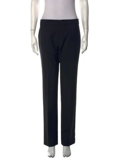 Pre-owned Tibi Straight Leg Pants In Black