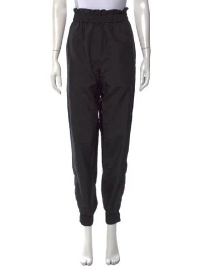 Pre-owned Tibi Straight Leg Pants In Black