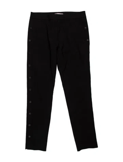 Pre-owned Tibi Straight Leg Pants In Black