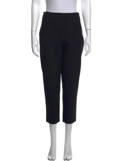 Pre-owned Tibi Straight Leg Pants In Black