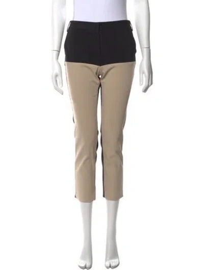 Pre-owned Tibi Straight Leg Pants In Black/neutrals
