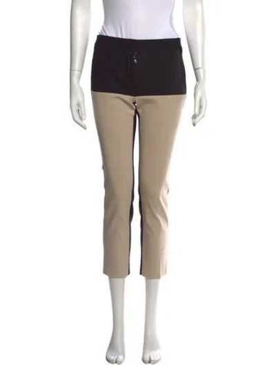 Pre-owned Tibi Straight Leg Pants In Black/neutrals
