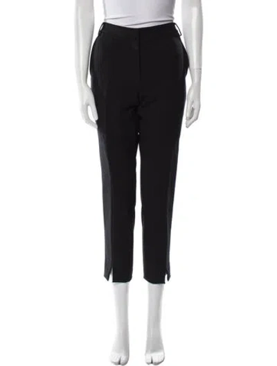 Pre-owned Tibi Straight Leg Pants In Blue