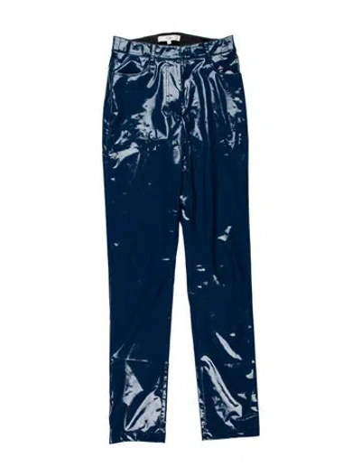 Pre-owned Tibi Straight Leg Pants In Blue