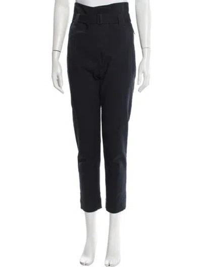 Pre-owned Tibi Straight Leg Pants In Blue