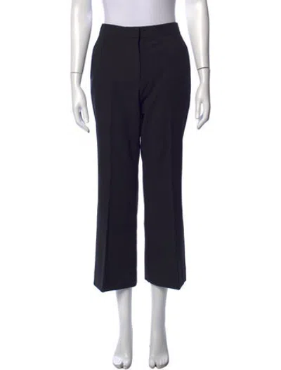 Pre-owned Tibi Straight Leg Pants In Blue