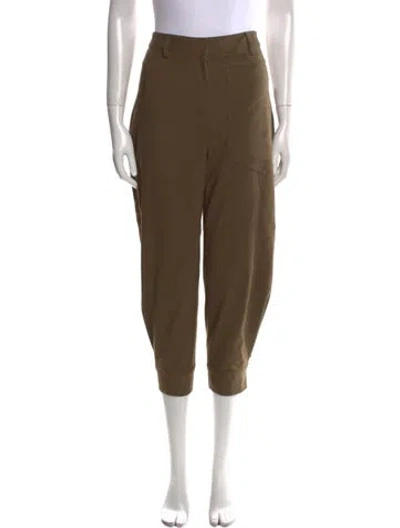 Pre-owned Tibi Straight Leg Pants In Brown