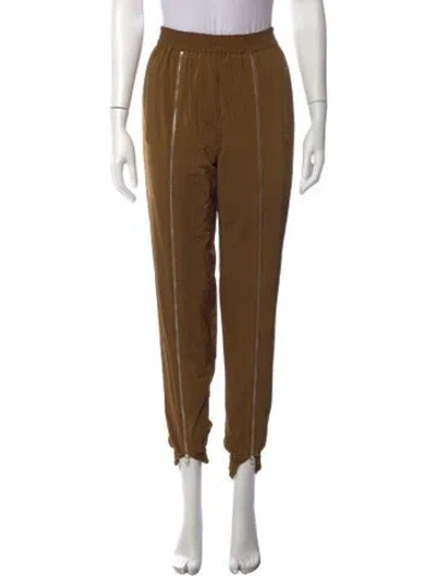 Pre-owned Tibi Straight Leg Pants In Brown