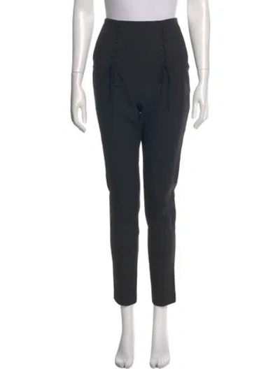 Pre-owned Tibi Straight Leg Pants In Gray