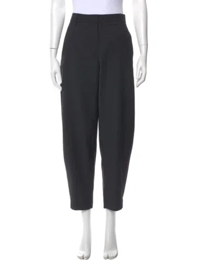 Pre-owned Tibi Straight Leg Pants In Gray