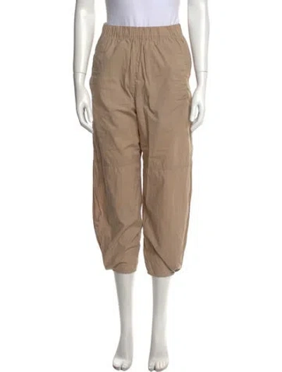 Pre-owned Tibi Straight Leg Pants In Neutral