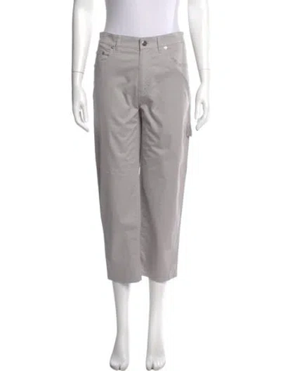 Pre-owned Tibi Straight Leg Pants In Neutral