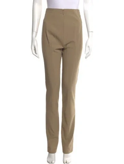 Pre-owned Tibi Straight Leg Pants In Neutral