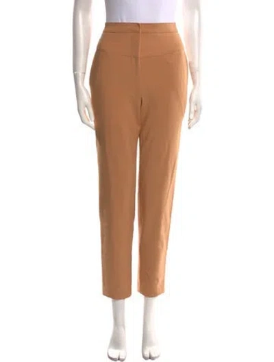 Pre-owned Tibi Straight Leg Pants In Neutral