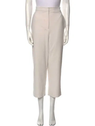 Pre-owned Tibi Straight Leg Pants In Neutral