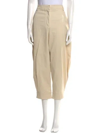 Pre-owned Tibi Straight Leg Pants In Neutral