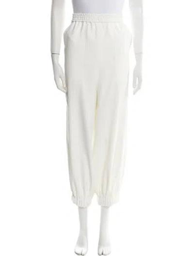 Pre-owned Tibi Straight Leg Pants In Neutral