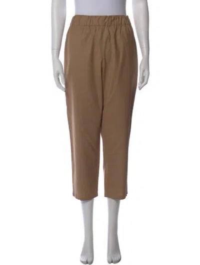 Pre-owned Tibi Straight Leg Pants In Neutral