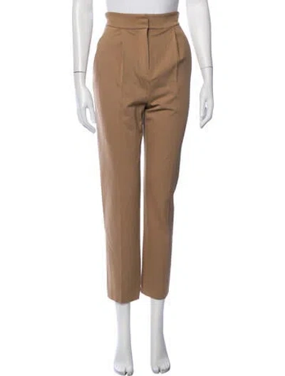 Pre-owned Tibi Straight Leg Pants In Neutrals
