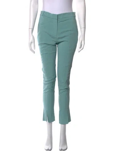 Pre-owned Tibi Straight Leg Pants W/ Tags In Blue