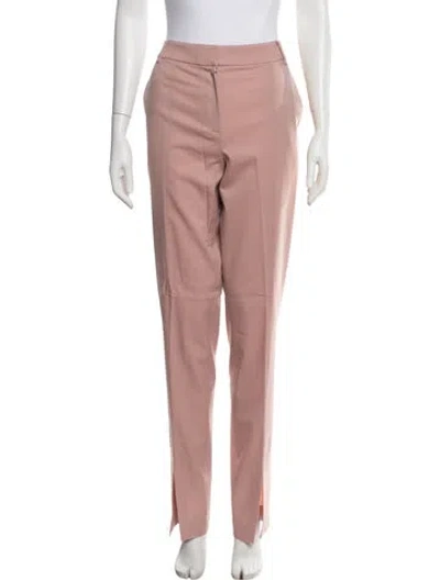 Pre-owned Tibi Straight Leg Pants W/ Tags In Pink