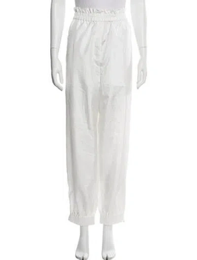 Pre-owned Tibi Straight Leg Pants W/ Tags In White