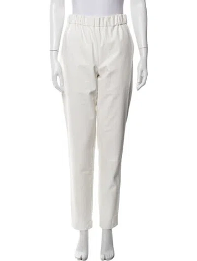 Pre-owned Tibi Straight Leg Pants W/ Tags In White