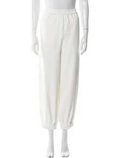 Pre-owned Tibi Straight Leg Pants In White