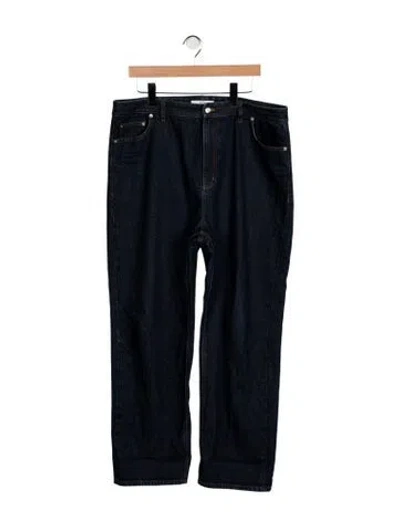 Pre-owned Tibi Straight-leg Jeans In Blue